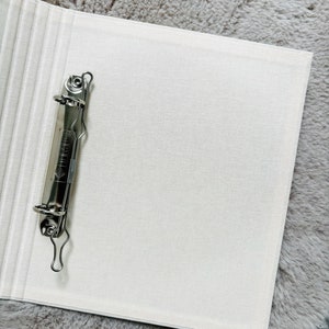 A5 folder / family book / wedding cream image 7