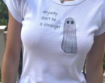 Anyway Don’t Be a Stranger Pheobe Bridgers Inspired Baby Tee