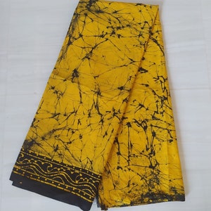 Sarong Batik Lungi voor mannen Katoen handgemaakte strandkleding / Strandwrap / Party Sarong / Cadeau voor hem/Man Sarong Geel