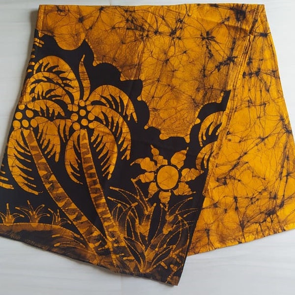 Cotone fatto a mano Batik Sarong Lungi per uomo / Abito sarong / Abbigliamento da spiaggia / Sarong da festa / Regalo per lui / Uomo Sarong