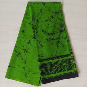 Sarong Batik Lungi voor mannen Katoen handgemaakte strandkleding / Strandwrap / Party Sarong / Cadeau voor hem/Man Sarong Groen