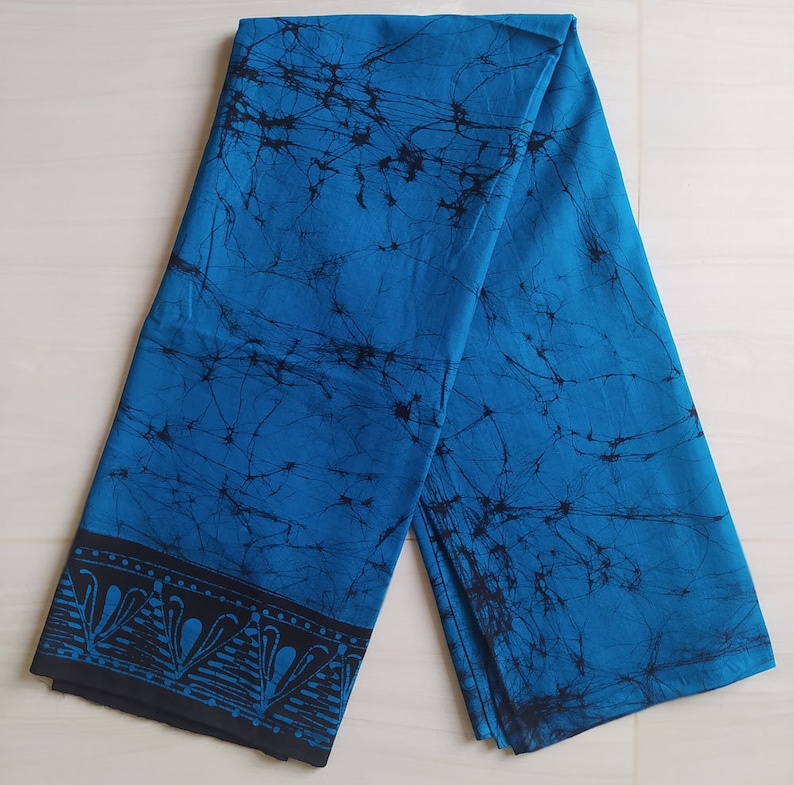 Sarong Batik Lungi voor mannen Katoen handgemaakte strandkleding / Strandwrap / Party Sarong / Cadeau voor hem/Man Sarong Blauw