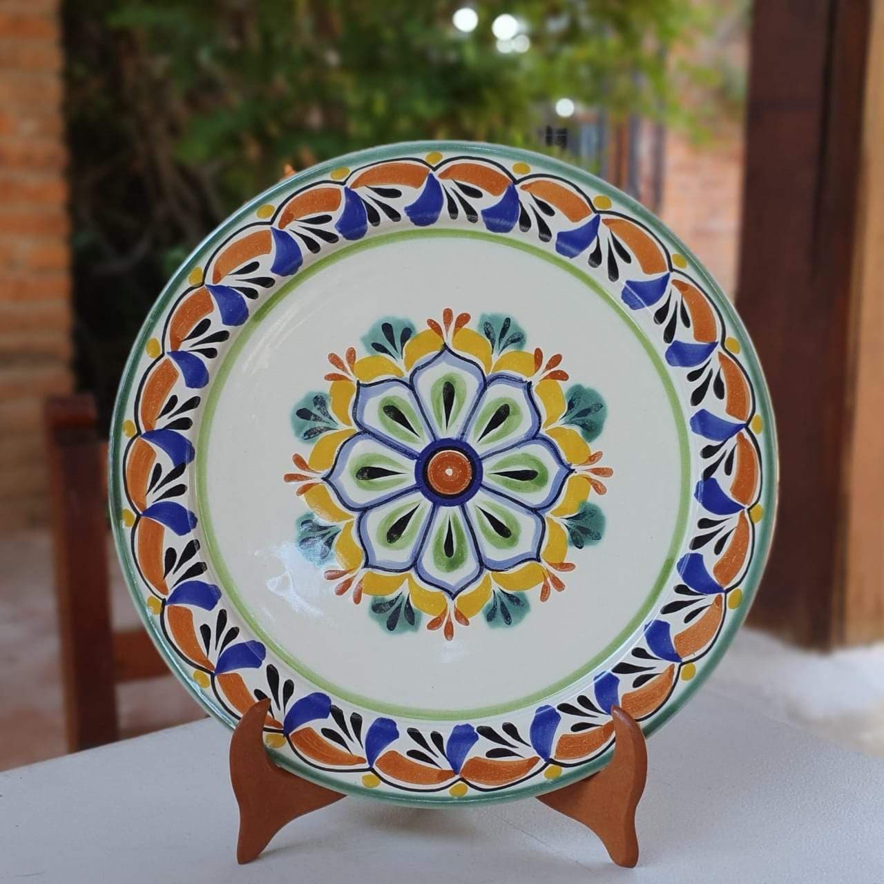 Flower Ceramic Plate 8.5