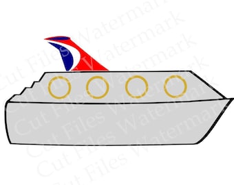 Digital Cruise Fun Party coupe fichiers SVG & fichier Studio 3 pour Silhouette frère découpes Cricut sticker Carnaval Fun Designs SVG découpe T-shirt