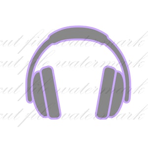 80's Retro Headphones Cut File SVG & Studio 3 File Silhouette Brother Cricut Cutouts Digital Download Designs SVGs Cutout Stencil Hiphop