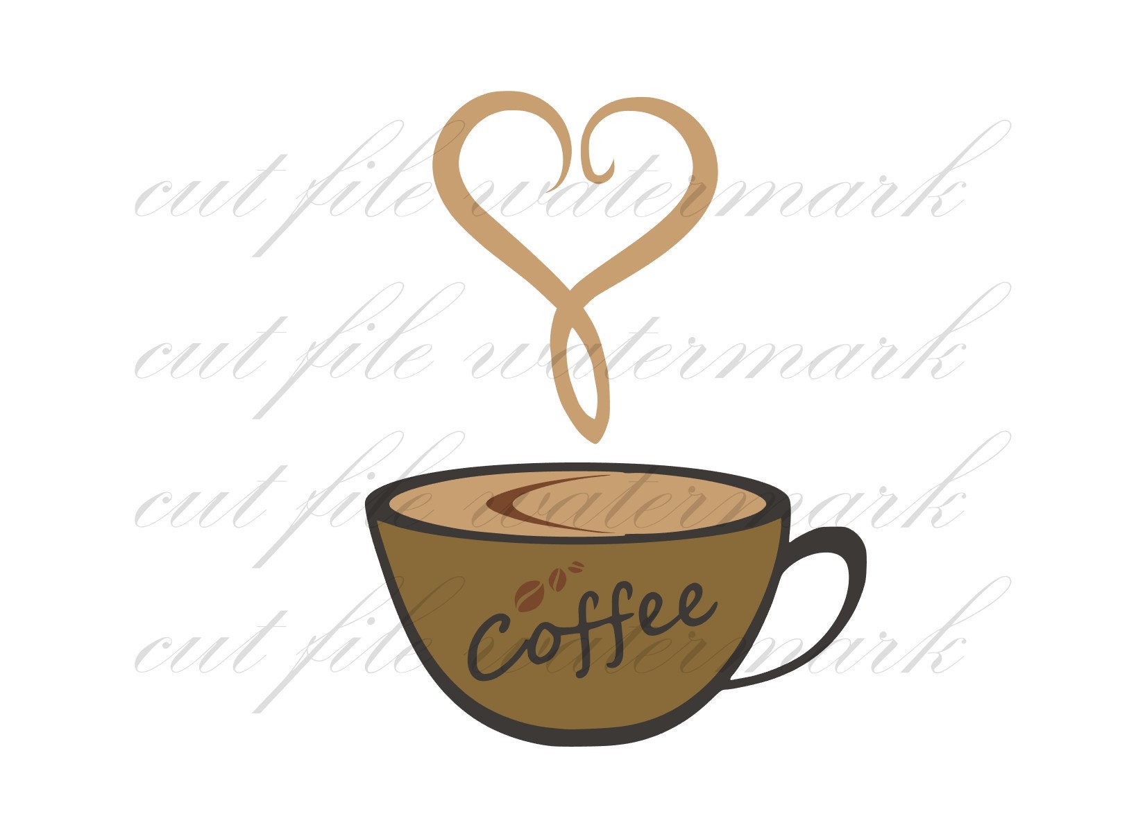 Coffee Cup Cafe Cup of Joe Files SVG & Studio 3 File for Silhouette