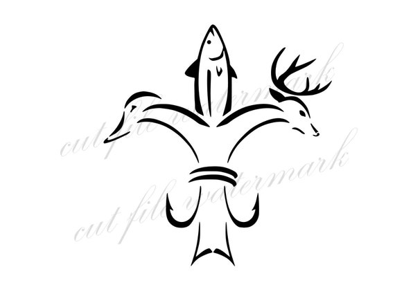 Download Fish Deer Duck Hunting Hook Season Cut Files Svg Studio 3 Etsy