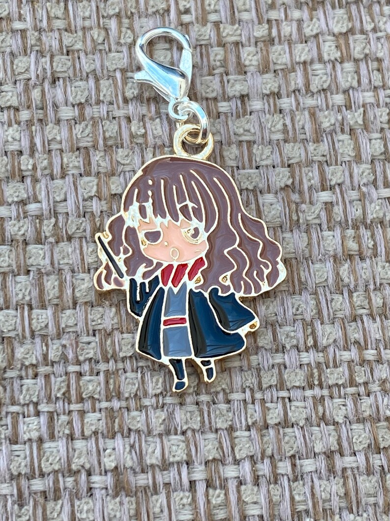 Hermione Granger Zip Charm or Bag Clip Etsy