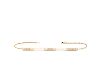 Genuine Diamond Bar Bracelet/10k 14k 18k Solid Gold Diamond Bar Bracelet / Dainty Diamond Bracelet / Multi bar diamond bracelet