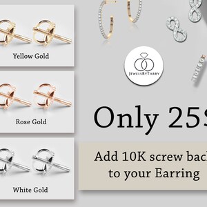 Screw Back Earring Replacement -  UK