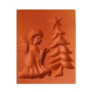 Angel with Christmas tree, Springerle model, Springerle model, angel, Christmas tree, Christmas tree, model Springerle image 2