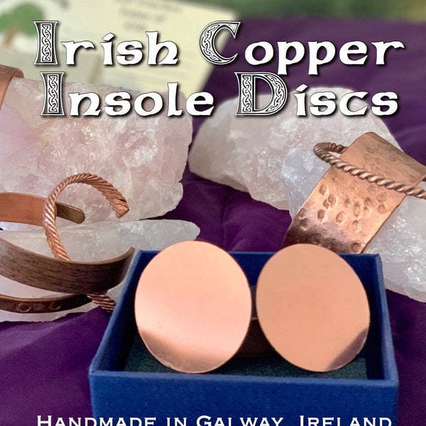 Irish Copper Insole Discs