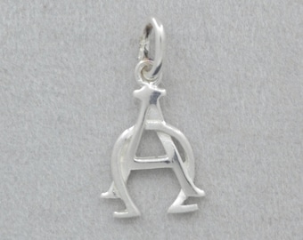 Alpha und Omega-Symbol  als Anhänger, 925 Silber