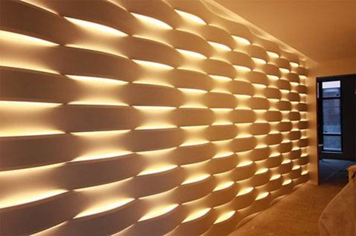 Custom Full wall 3d Panels indoor interior exterior wall