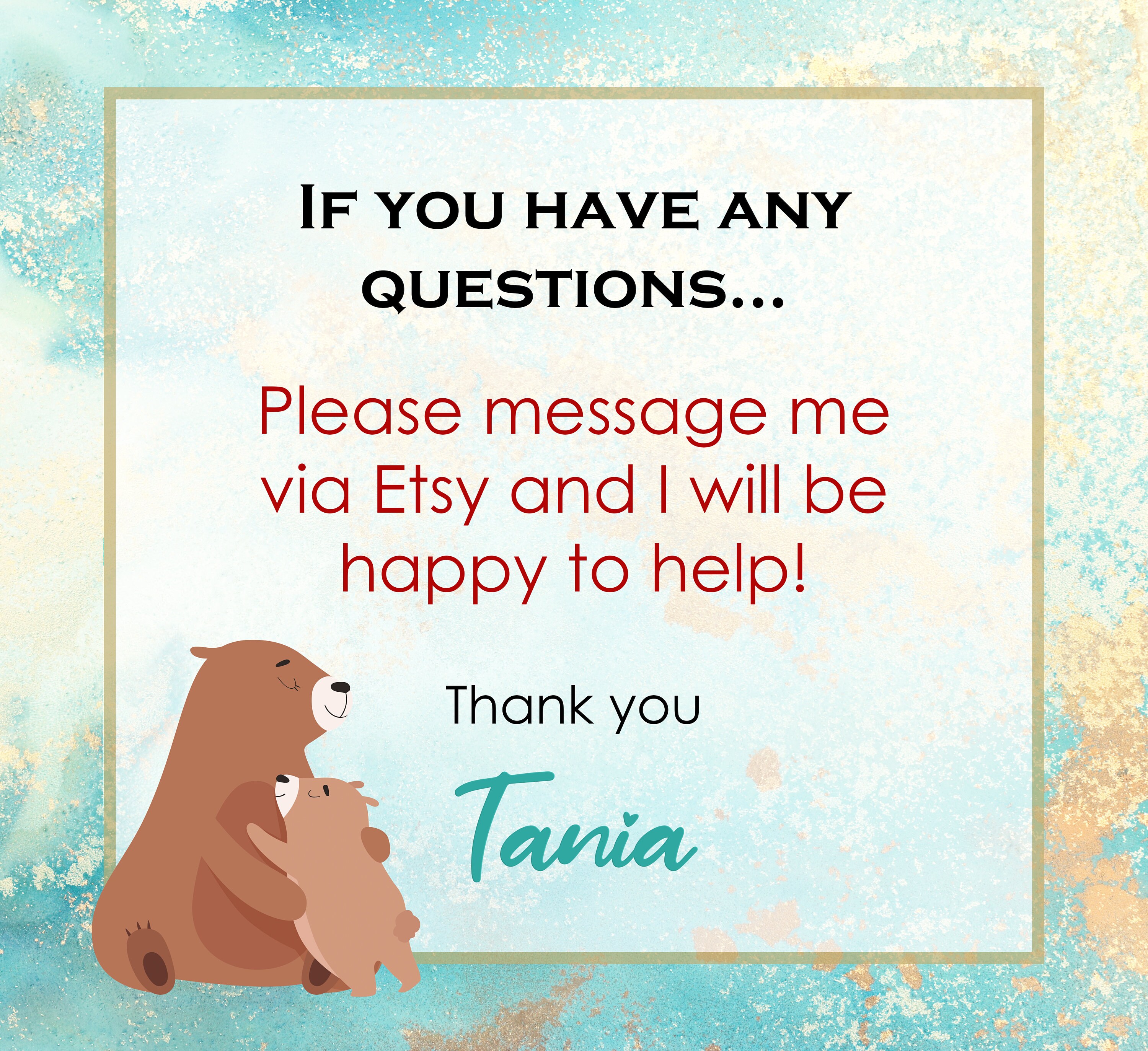 Printable 5x7 Template