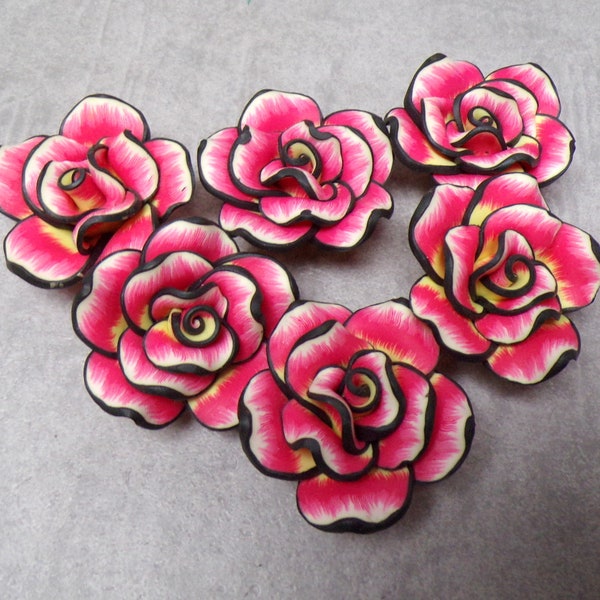 Polymer Clay Rose Perle gross RESTBESTAND