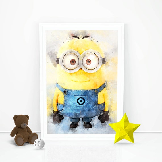 Despicable Me Print Minions Printable Instant Download Nursery Etsy