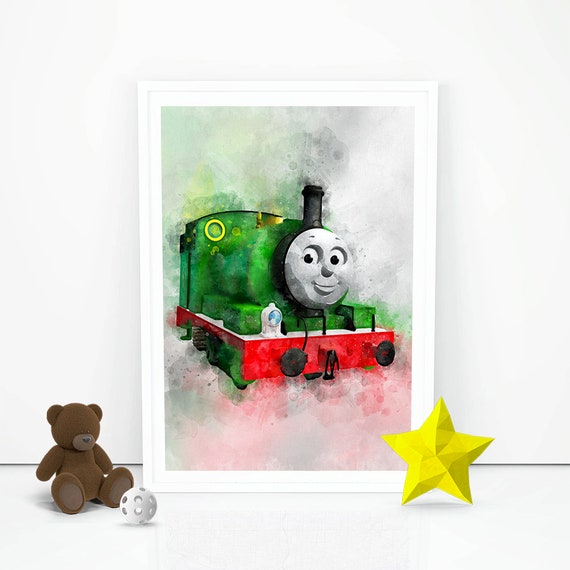 Thomas The Train Print Thomas The Train Poster Instant Download Nursery Wall Art Kids Room Decor Birthday Gift Ideas Playground Wall Hanging