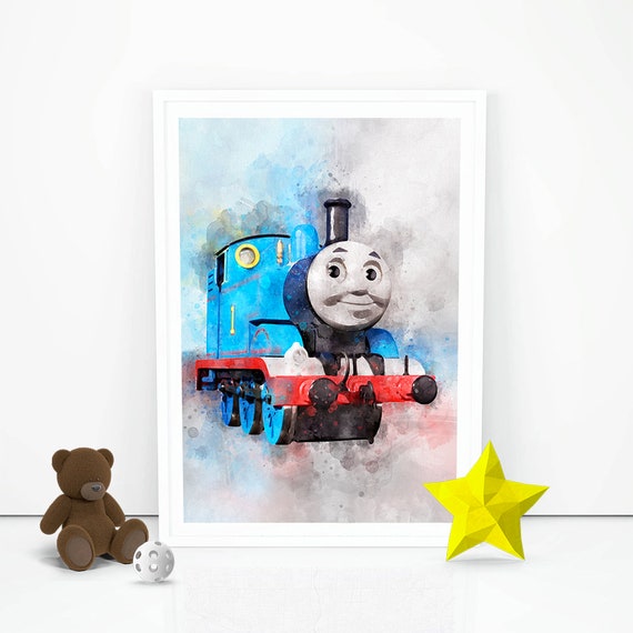 Thomas The Train Print Thomas The Train Poster Instant Etsy