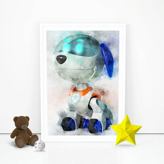 paw patrol robo dog plush