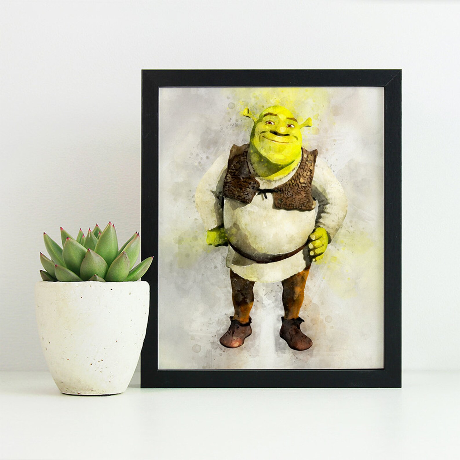 Shrek Print Shrek poster Wall Hangings Shrek Instant Download | Etsy