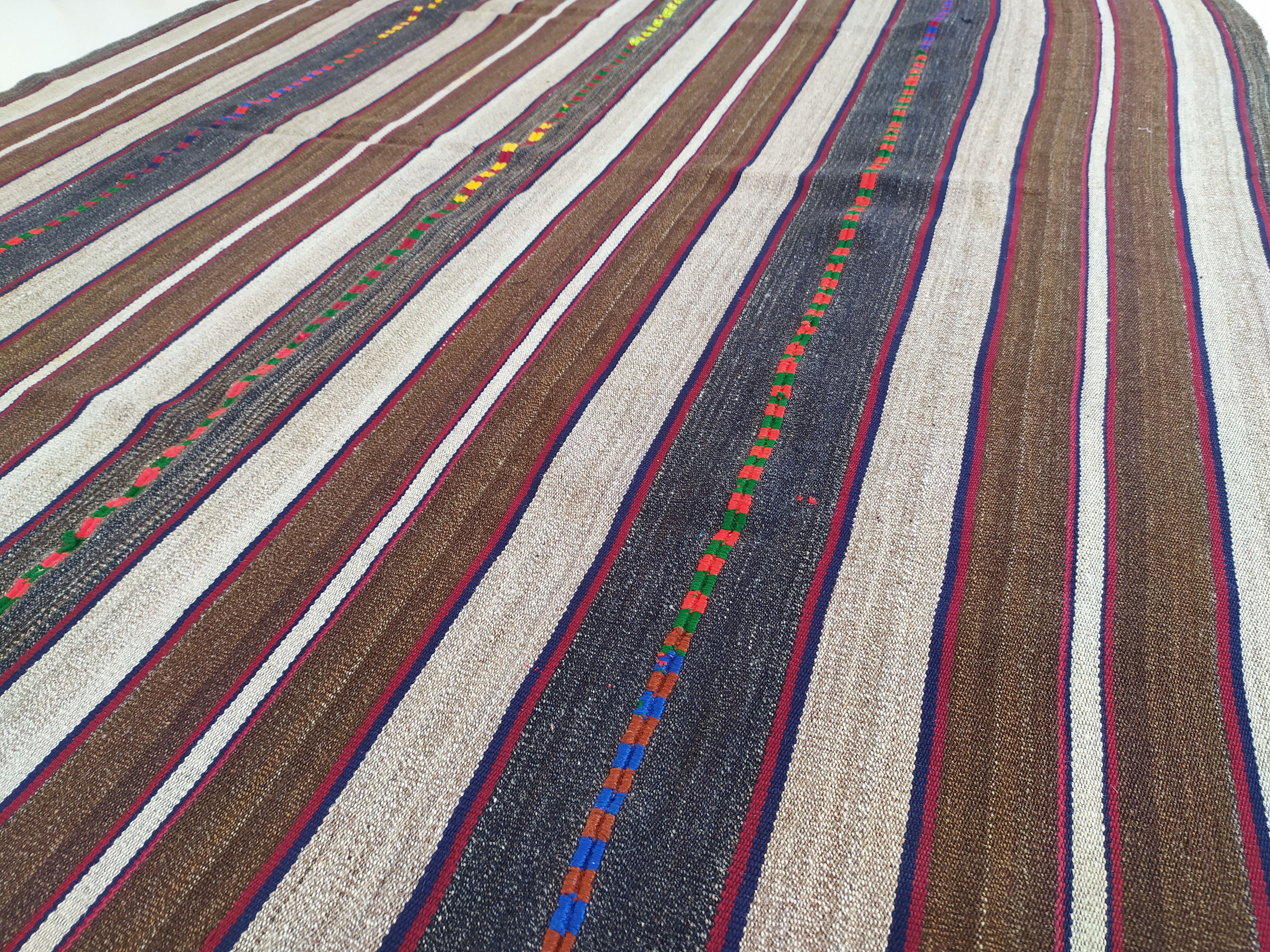 LARGE KILIM RUG 6x8 Vintage Hand Woven Kilim Rug Extra Etsy