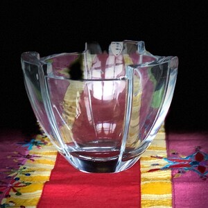 Stunning, Heavy Orrefors Vintage Retired &quot;Arctic&quot; Bowl Swedish Crystal