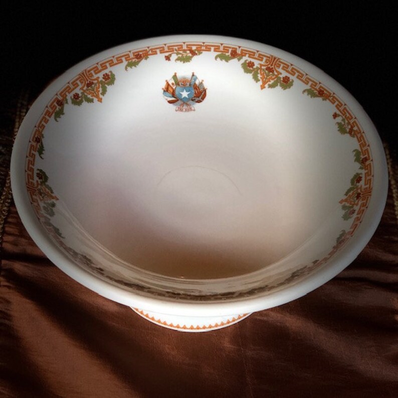 Shenango China Footed Compote Dish the Rice Pattern for the Etsy