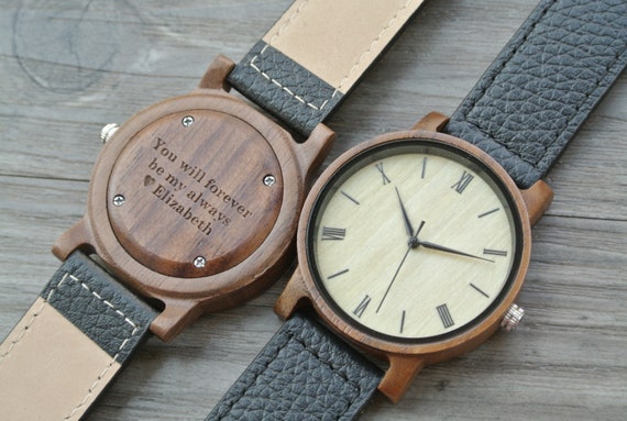 engraved watch for fiance