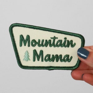 Mountain Mama Patch | Super Cute Iron or sew on Embroidered Patch
