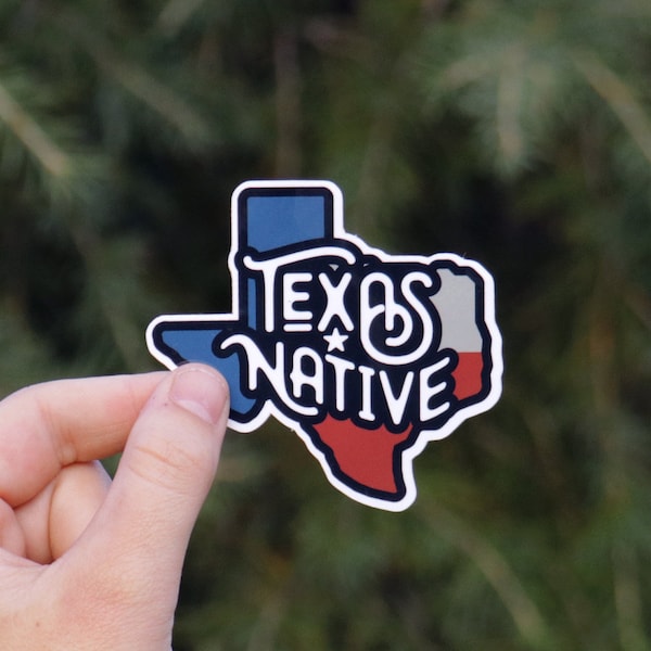 Texas Native - Vinyl Sticker