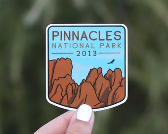 Pinnacles National Park - Waterproof Vinyl Sticker, UV resistant Decal