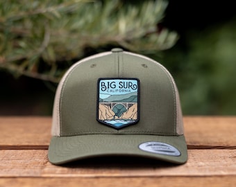 Big Sur Trucker Cap Retro Trucker Hat Souvenir From the