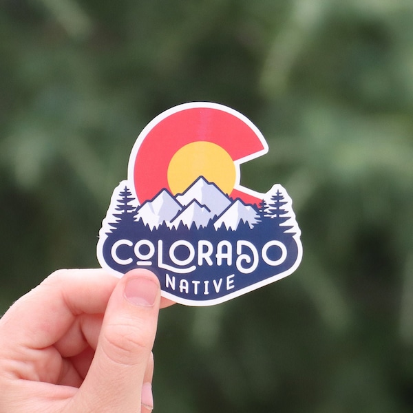 Colorado Native - Waterproof Vinyl Sticker, UV resistant Decal