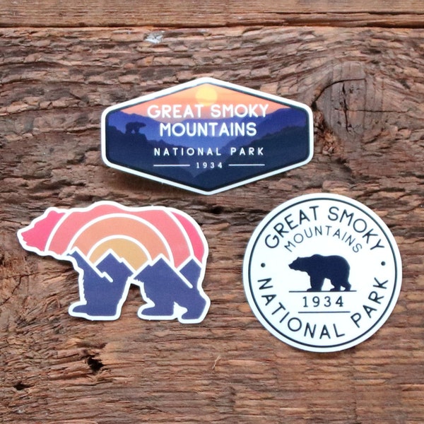 Great Smoky Mountains National Park Sticker Set