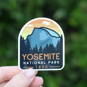 Yosemite National Park - Waterproof Vinyl Sticker, UV resistant Decal