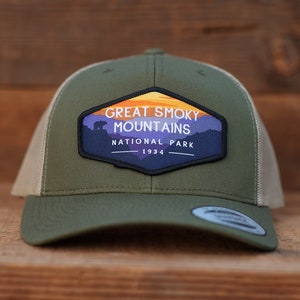 Great Smoky Mountains National Park Hat NP Trucker Hats Great for National Park Enthusiasts image 3