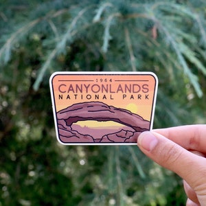 Canyonlands National Park - Waterproof Vinyl Sticker, UV resistant Decal