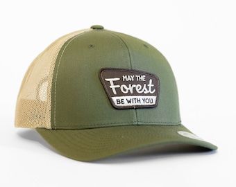 May The Forest Be With You Hat - Olive Green