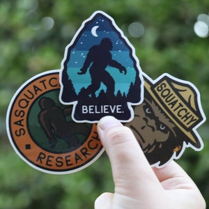 Bigfoot Sticker Set