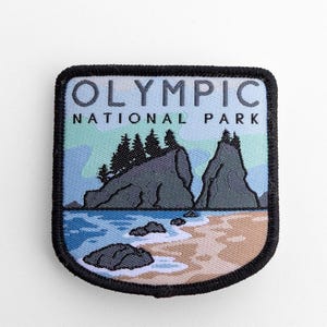 Olympic National Park Patch | Embroidered Iron-On Travel Souvenir