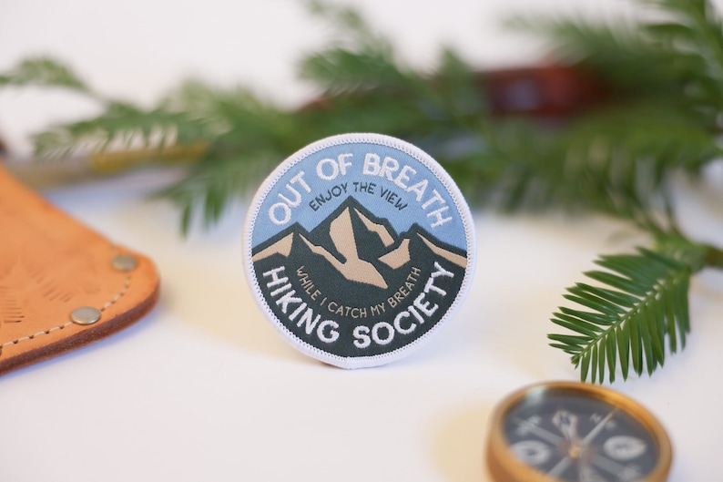 Out of Breath Hiking Society Patch