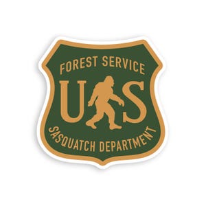 US Sasquatch Department Sticker
