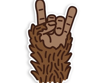 Bigfoot Rocks Sticker