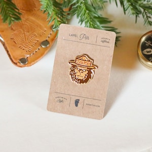 Enamel Pin, Squatchy  | Collectible Lapel Pin | Gifts for the Sasquatch and Bigfoot fans