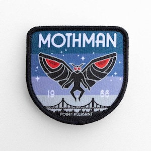 Mothman Woven Patch