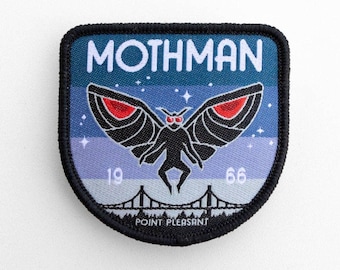 Mothman Woven Patch