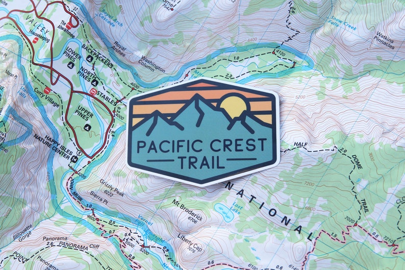 Pct Sticker Pacific Crest Trail Sticker: PCT Weatherproof Vinyl Decal - Etsy