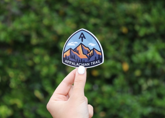 Appalachian Trail Waterproof Vinyl Sticker, UV resistant Decal