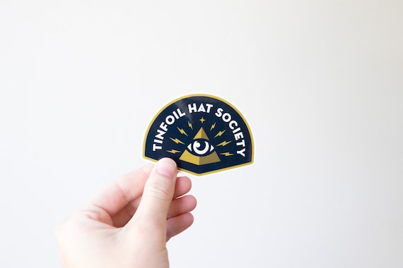 Tinfoil Hat Society Sticker